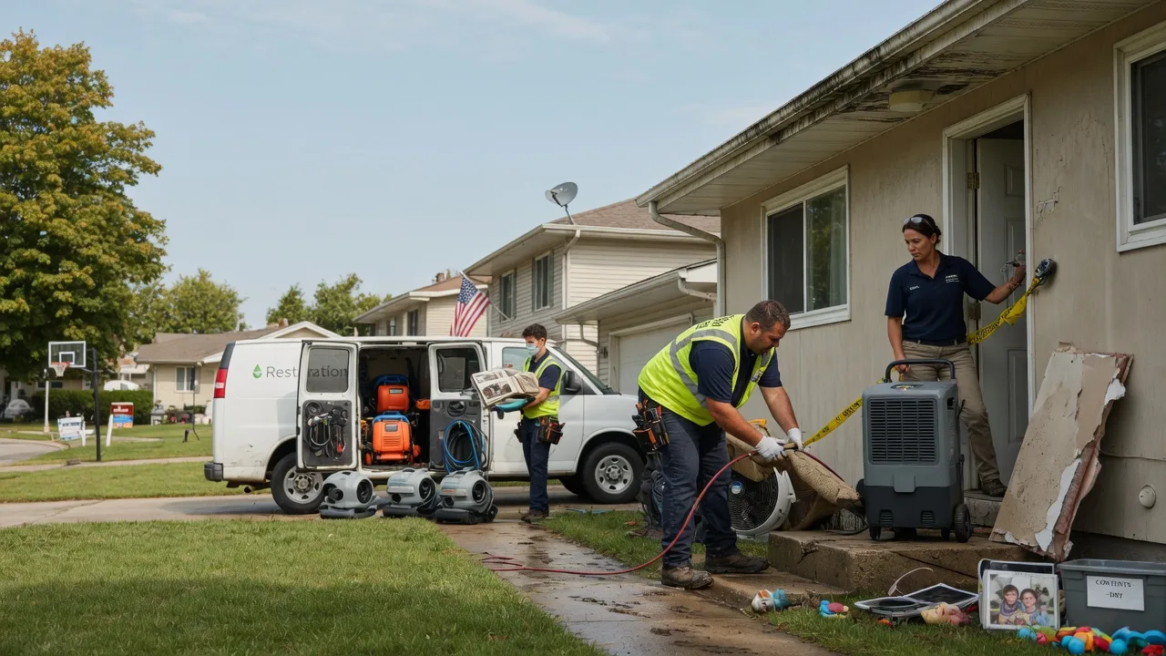 Water Damage Restoration in Beverly, KS near me